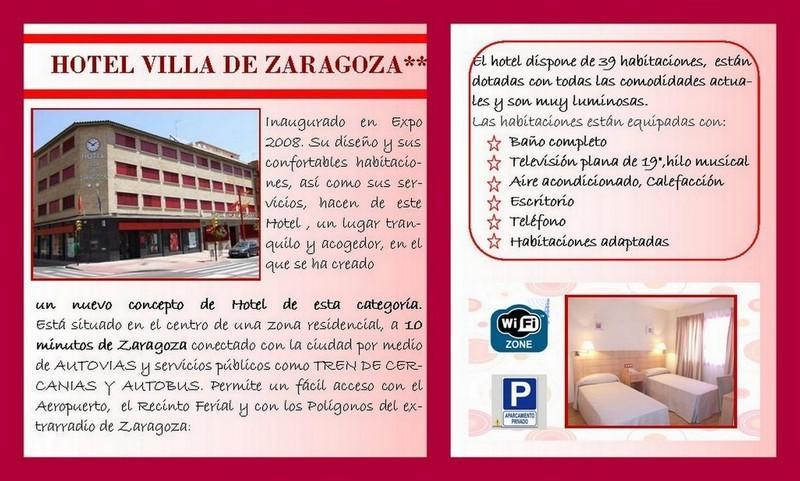 Hotel Villa de Zaragoza Casetas Esterno foto